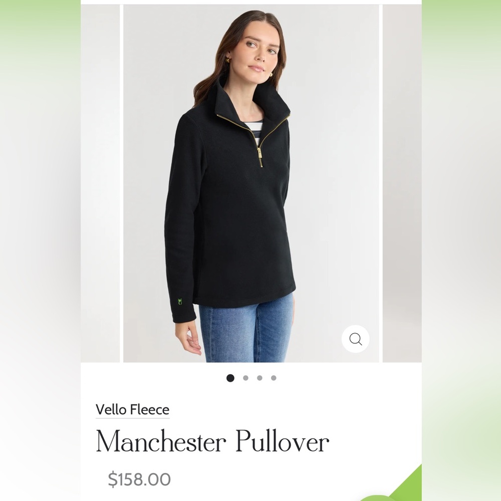 Manchester Pullover in Vello Fleece - Black